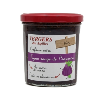 Confit de Provence Džem figový s množstvom fíg, Vergers des Alpilles, Francúzsko, pohár 370g