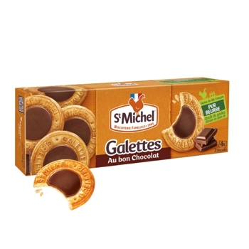 St. Michel Maslové sušienky s čokoládou Galette, Francúzsko, krabica 121g