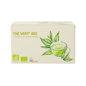 Jardimére Zelený čaj BIO, Francúzsko, 20 vrecúšok, 36g