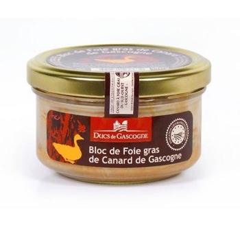 Ducs de Gascogne Kačacie pečienky Foie Gras z regionu Gascogne v bloku, pohár 130g