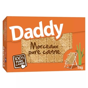 Daddy Trstinový kockový cukor, Francúzsko, krabica 1kg