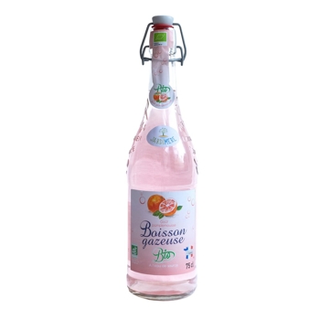 Jardimére Grapefruitová perlivá BIO limonáda s prírodnými arómami, Francúzsko, fľaša 75cl
