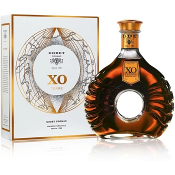 Godet Koňak XO Terre 30ročný, Francúzsko, gift box 0.7l