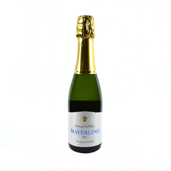 Crémant d'Alsace MAYERLING Brut, šumivé víno biele suché, Francúzsko, 0,375l