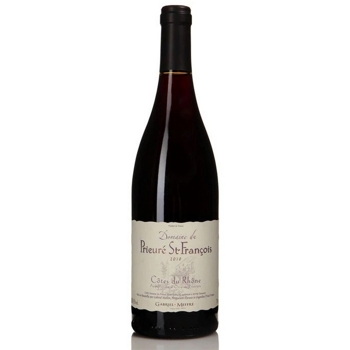 Víno červené Côtes Du Rhône Villages, Domaine Du Prieure St-Francois Francúzsko, 0,75l