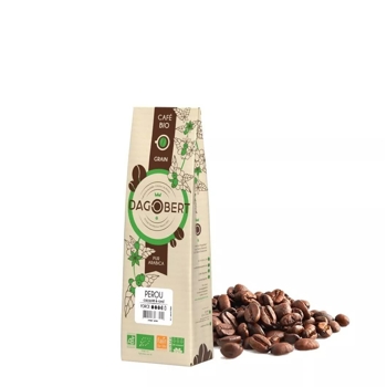 Les cafes Dagobert zrnková káva BIO 100% arabica Peru, Francúzsko, bag 250g