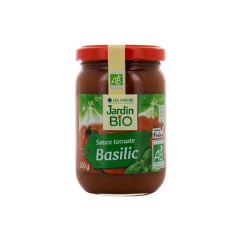 Jardin BIO Paradajková omáčka s bazalkou BIO, Francúzsko, pohár 250g