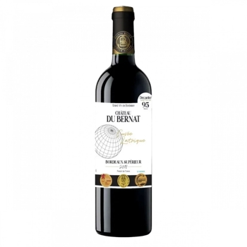 Maison Bouey Chat. du Bernat Bordeux Superieur 2018 0,75l, červené víno AOC  Bordeaux