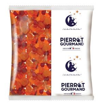 Pierrot Gourmand Gumené bonbóny - ovociíčka BIO Vegan, Francúzsko, vrecko 1000g