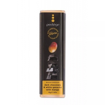 Cafe Tasse Čokoládová tyčinka bez cukru so stéviou, horká s mangom, 45g, Belgicko,  45g