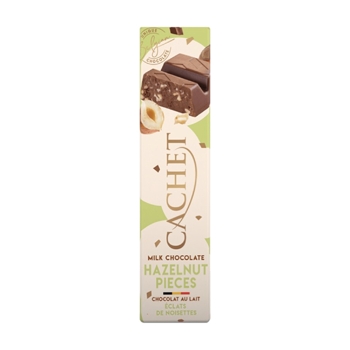 Cachet Čokoládová tyčinka mliečna drvenými lieskovcami, Belgicko, 50g