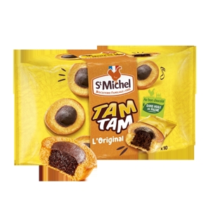 St. Michel TAM-TAM, Koláčik s čokoládovou plnkou, krabica 10ks/275g