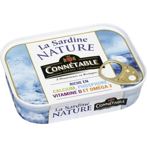 Connétable Sardinky v slanom náleve prírodné, Francúzsko, plech 135g