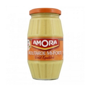 Amora Horčica mierne ostrá, Francúzsko, pohár 415g