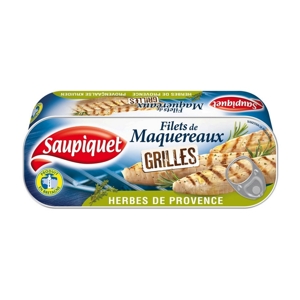 Saupiquet Filety z makrely na grile s bylinkami Provence, Francúzsko, plech 12...