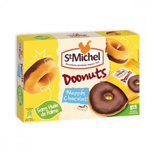 St. Michel Donutky čokoládové 6ks samostatne balené, Francúzsko, krabica 180g...