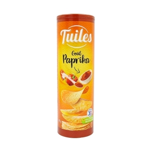 Tuiles Zemiakové chipsy paprikové,  Francúzsko, tuba 170g