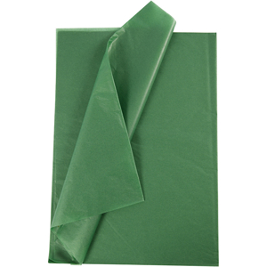 Hodvábny papier zelený 70x50 cm - výplň pre darčekové balíčky