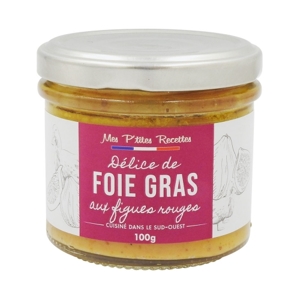 Mes P´tites Recettes Kačacie pečienky Foie Gras s figami, Francúzsko, pohár 10...