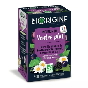 Biorigine bylinkový čaj BIO pre podporu trávenia, Francúzsko, krabička 38g