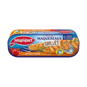 Saupiquet Filety z makrely na grile v Mexickom štýle, Francúzsko, plech 120g