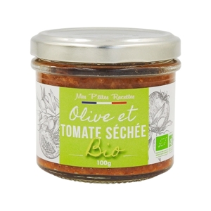 Mes P´tites Recettes BIO olivová nátierka so sušenými paradajkami, pohár 100g...