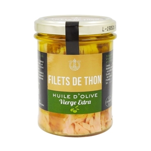 Jardimére Prémiový tuniak v extra panenskom olivovom oleji, Francúzsko, pohár ...