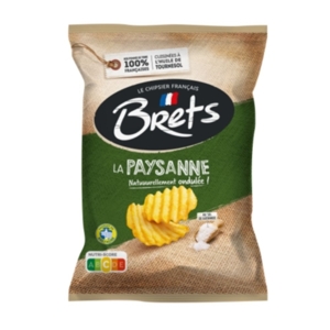 Brets Zemiakové chipsy vrúbkované, Francúzsko, vrecko 125g