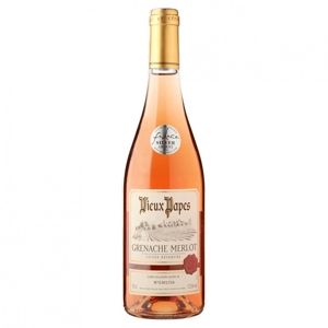 Víno ružové Merlot-Grenache Vieux Papes Francúzsko 0,75l