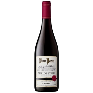 Víno červené Merlot-Syrah Vieux Papes Francúzsko 0,75l