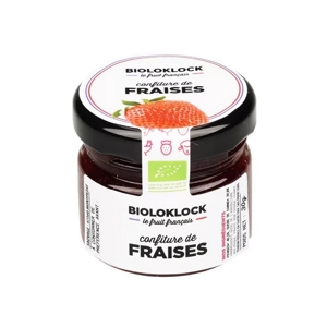 Bioloklock Jahodový BIO Premium džem 60% , Francúzsko, pohár 30g
