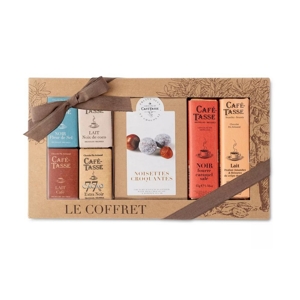 Cafe Tasse Darčeková krabička &#039;&#039;Mix&#039;&#039; rôznych čokolád, 314g, Belgicko,  314g...