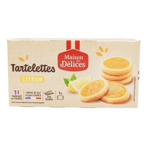 Maison des Délices Tartaletky citrónové, Francúzsko,  125g