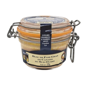 Godard Kačacie pečienky Foie Gras z francúzskeho juhozápadu v bloku, pohár 125...