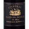 Víno červené Bordeaux Supérieur, Château Maison Noble Francúzsko, 0,375l